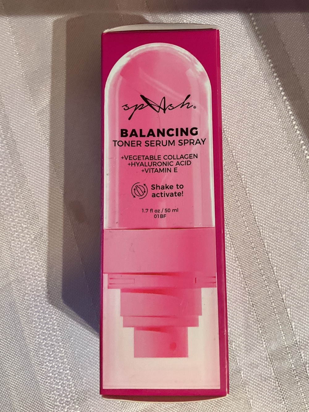 Splash Balancing Toner Serum Spray - Bright Pink